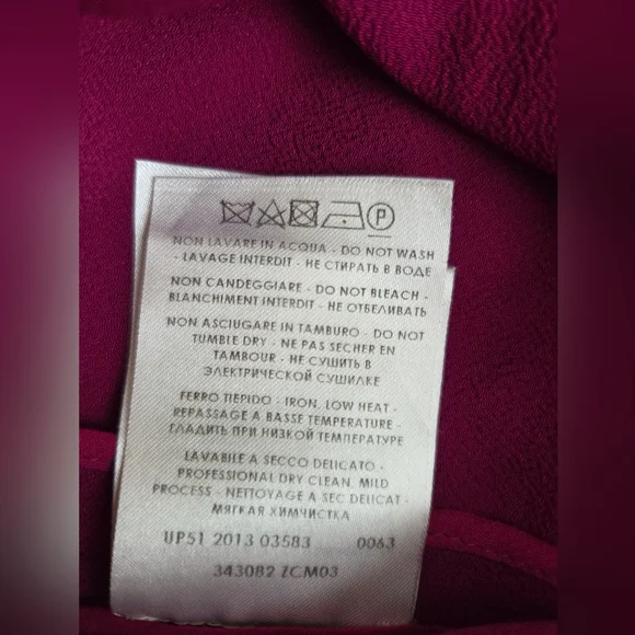 Gucci Long Sleeve Dress in Vibrant Magenta - Picture 8 of 8